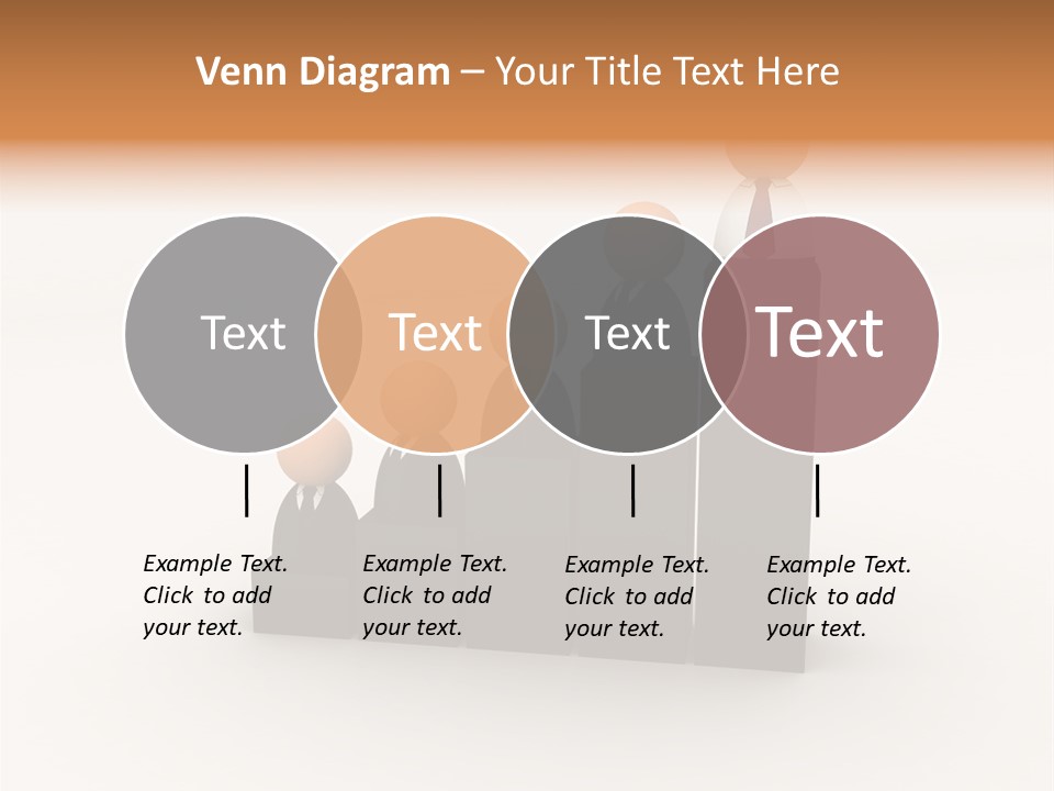 A Group Of People Standing On Top Of A Bar Chart PowerPoint Template