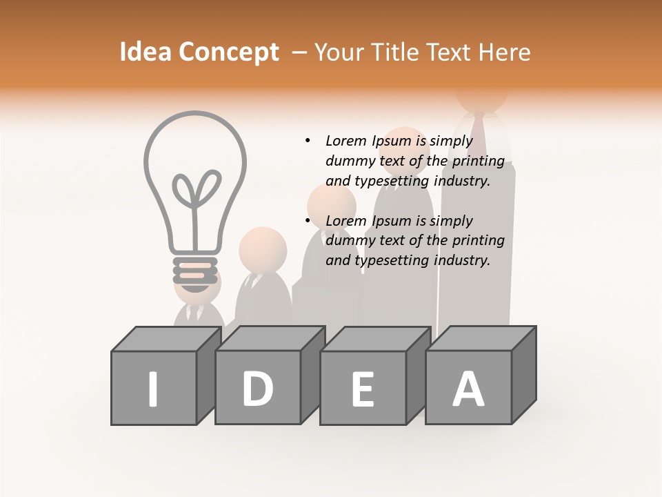 A Group Of People Standing On Top Of A Bar Chart PowerPoint Template