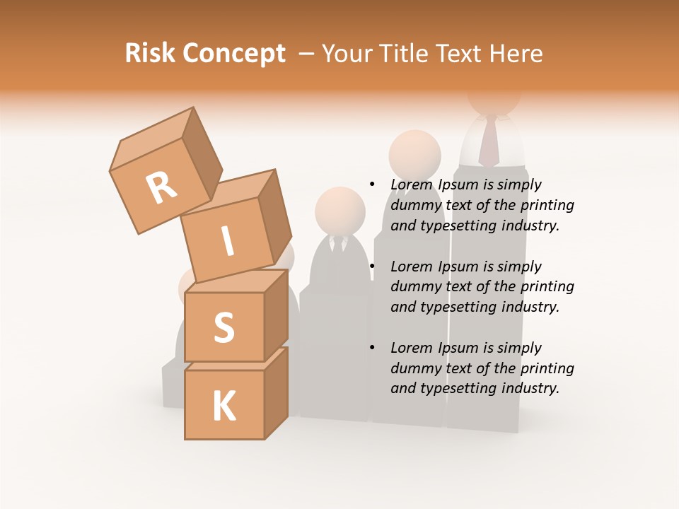 A Group Of People Standing On Top Of A Bar Chart PowerPoint Template