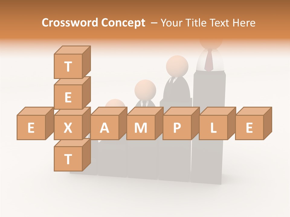 A Group Of People Standing On Top Of A Bar Chart PowerPoint Template