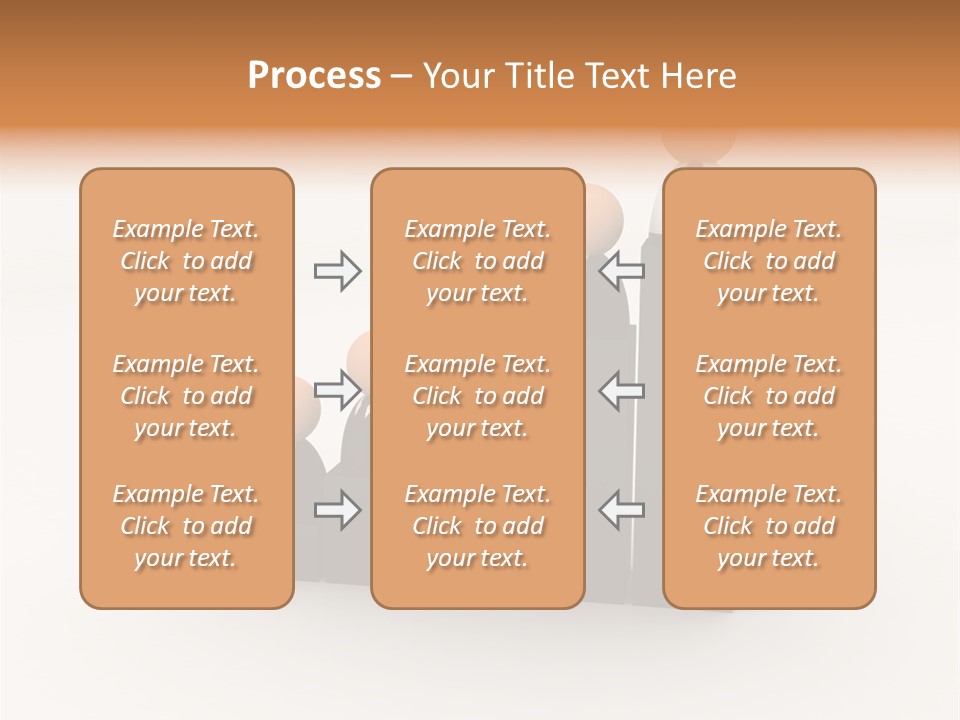 A Group Of People Standing On Top Of A Bar Chart PowerPoint Template