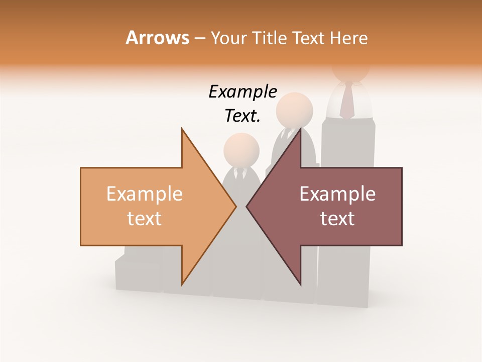 A Group Of People Standing On Top Of A Bar Chart PowerPoint Template