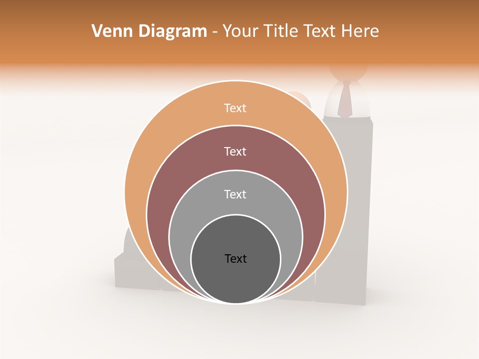 A Group Of People Standing On Top Of A Bar Chart PowerPoint Template