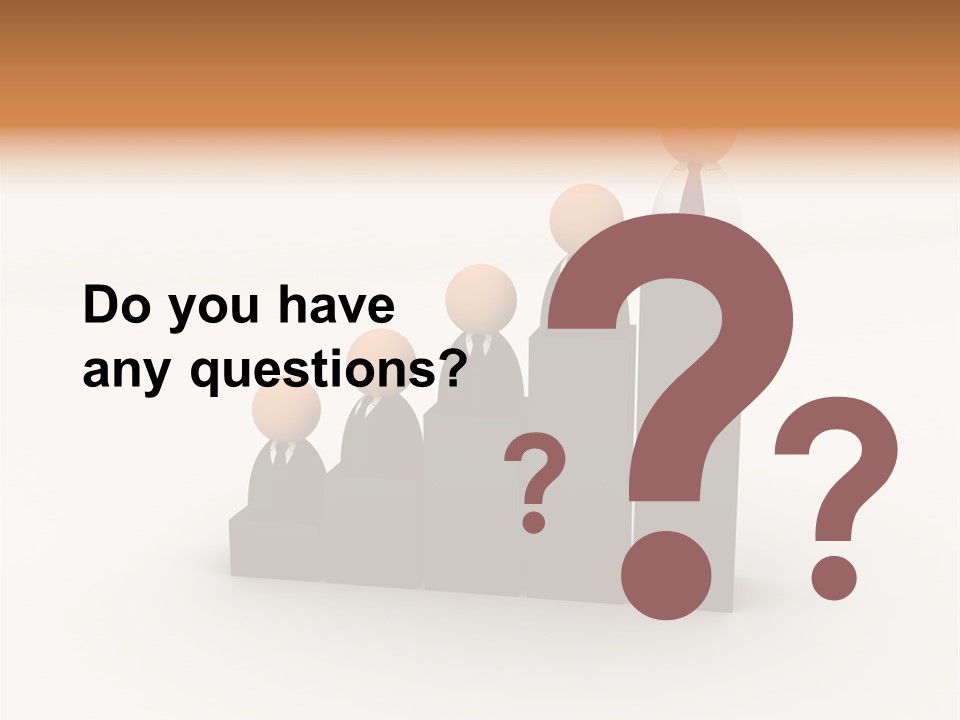 A Group Of People Standing On Top Of A Bar Chart PowerPoint Template