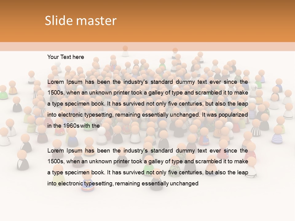 Multiple Person Diversity PowerPoint Template