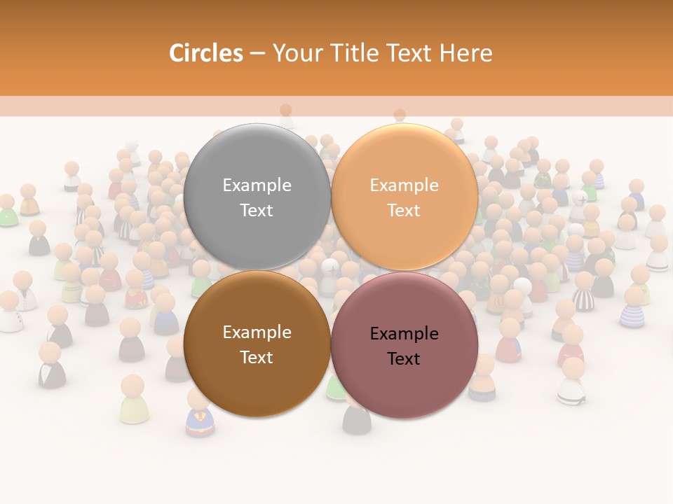 Multiple Person Diversity PowerPoint Template