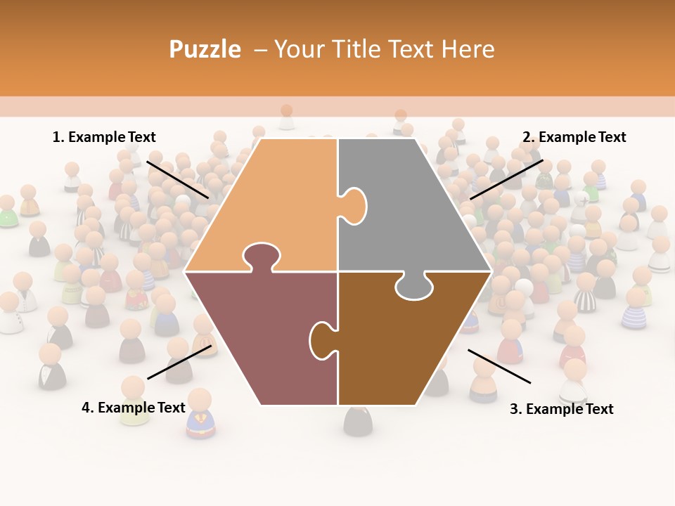Multiple Person Diversity PowerPoint Template