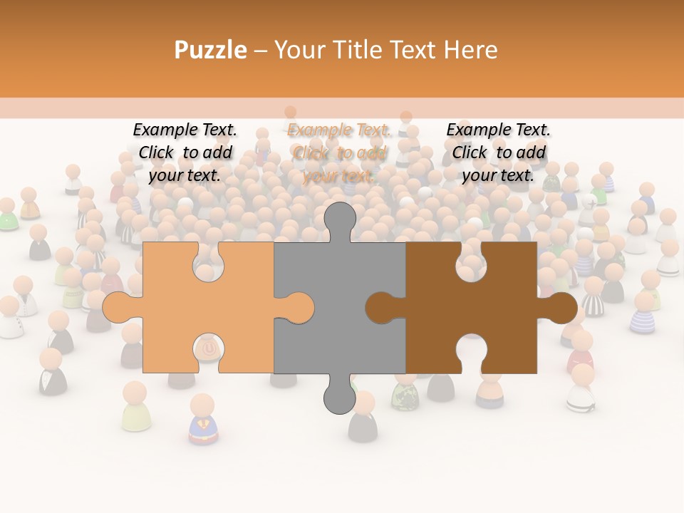 Multiple Person Diversity PowerPoint Template