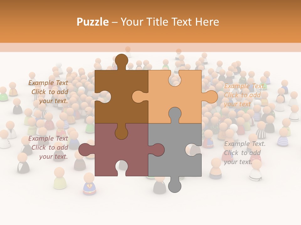 Multiple Person Diversity PowerPoint Template