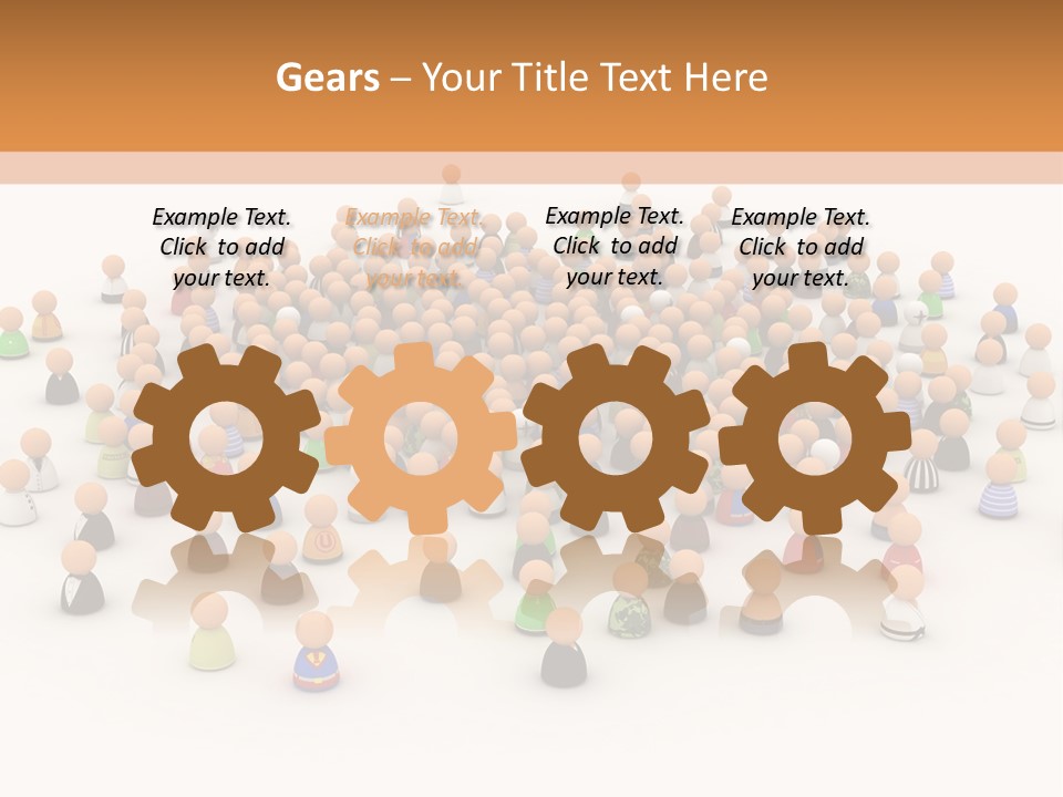 Multiple Person Diversity PowerPoint Template