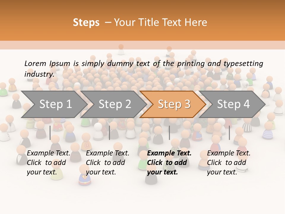 Multiple Person Diversity PowerPoint Template