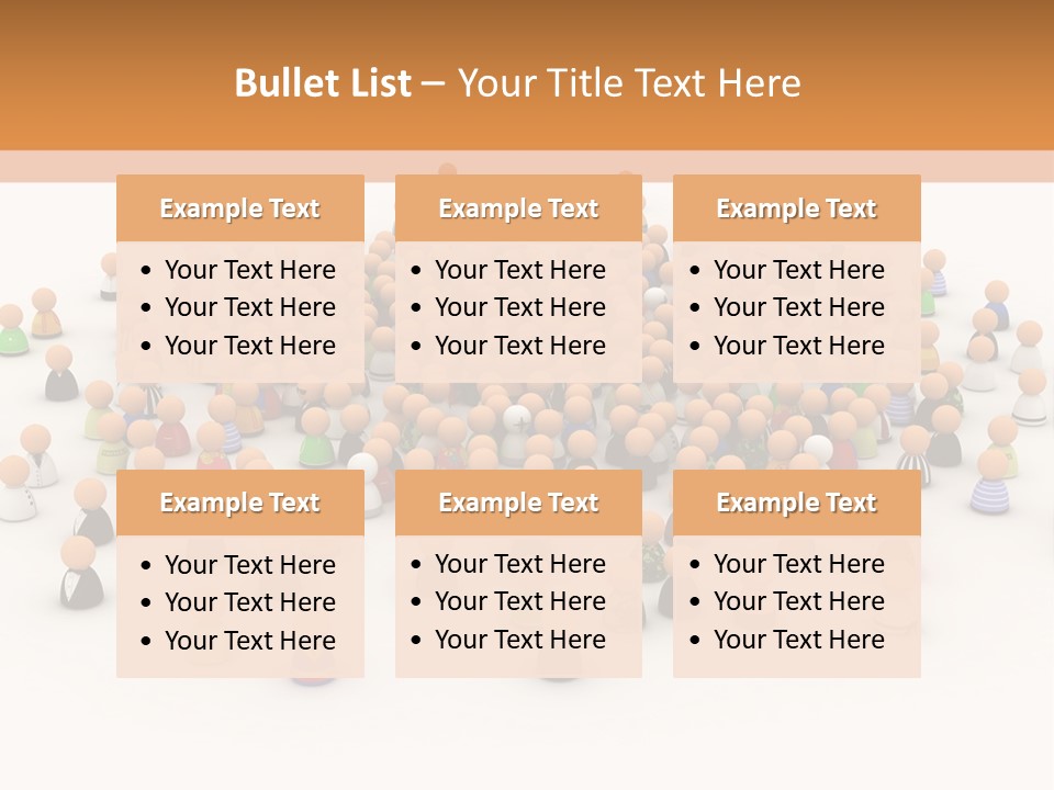 Multiple Person Diversity PowerPoint Template