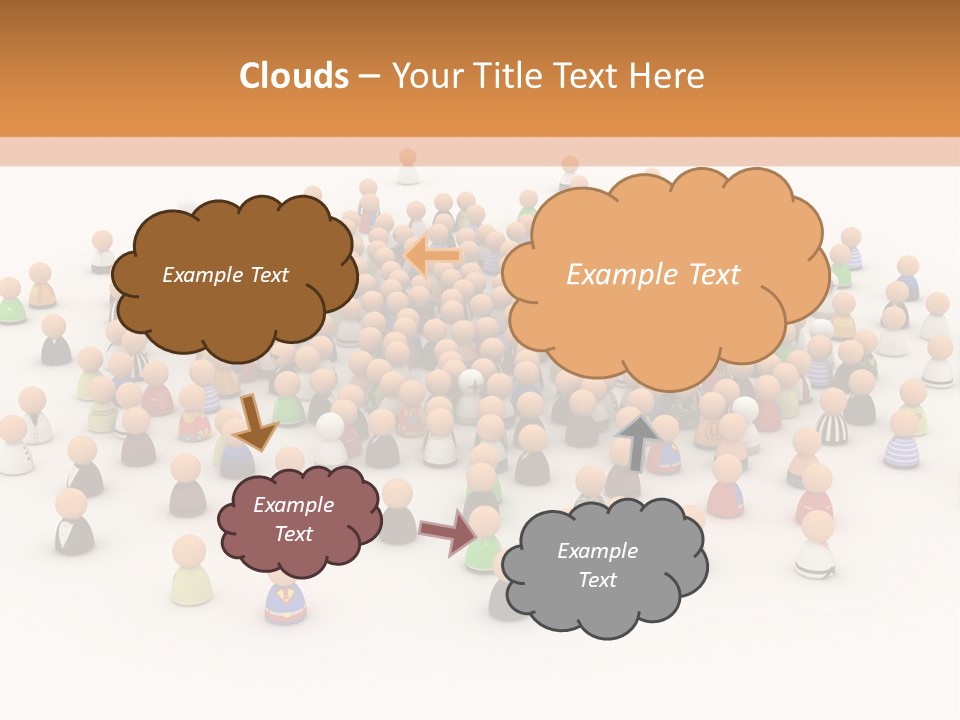 Multiple Person Diversity PowerPoint Template