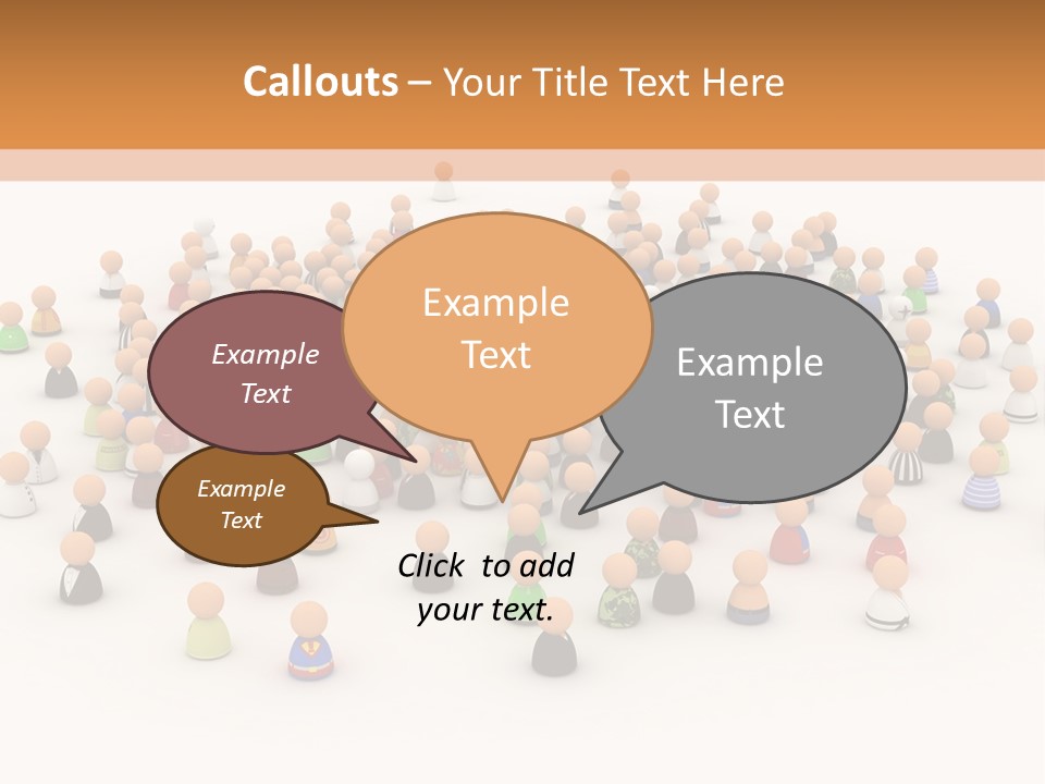 Multiple Person Diversity PowerPoint Template