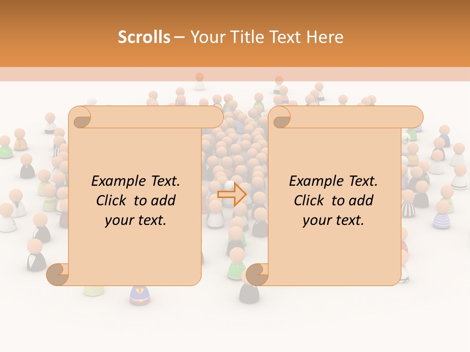 Multiple Person Diversity PowerPoint Template