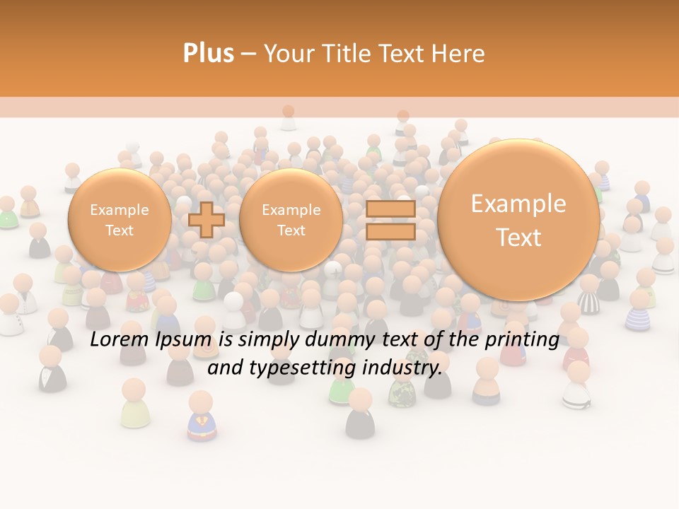 Multiple Person Diversity PowerPoint Template