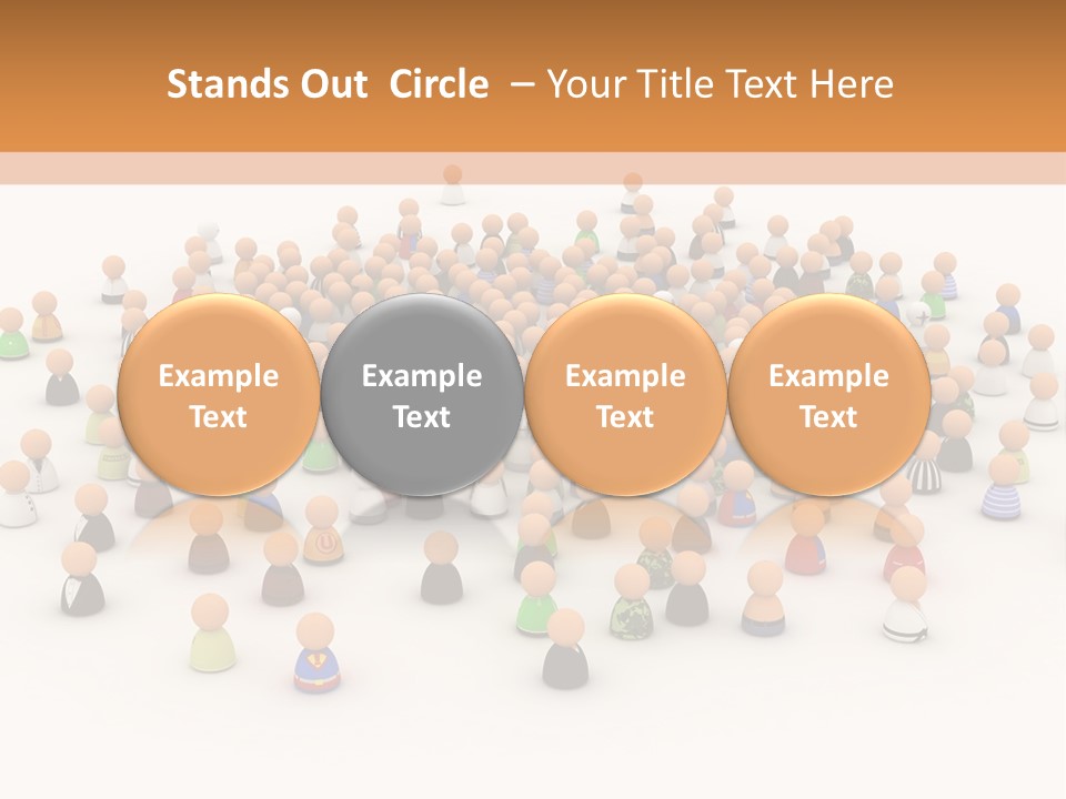 Multiple Person Diversity PowerPoint Template