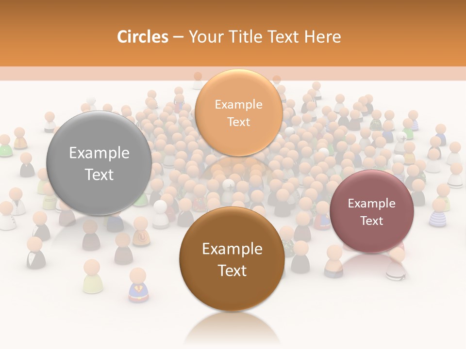 Multiple Person Diversity PowerPoint Template