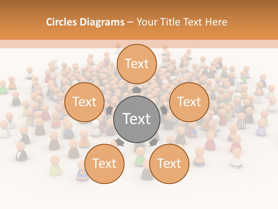 Multiple Person Diversity PowerPoint Template