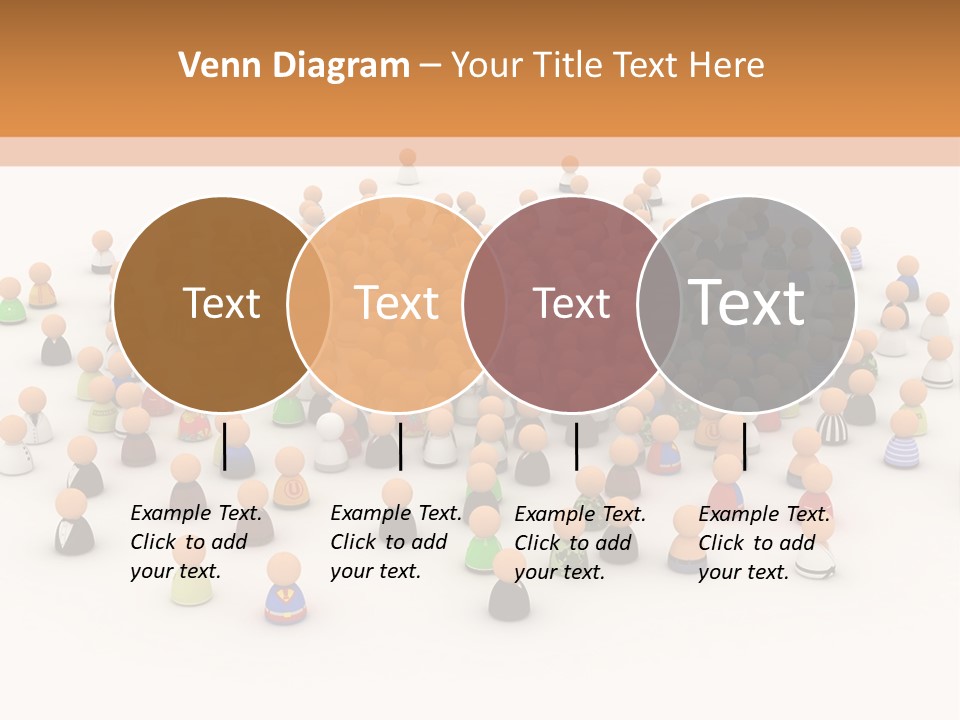 Multiple Person Diversity PowerPoint Template