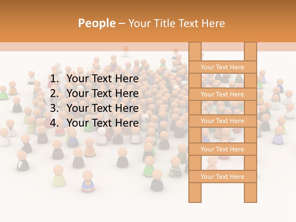 Multiple Person Diversity PowerPoint Template