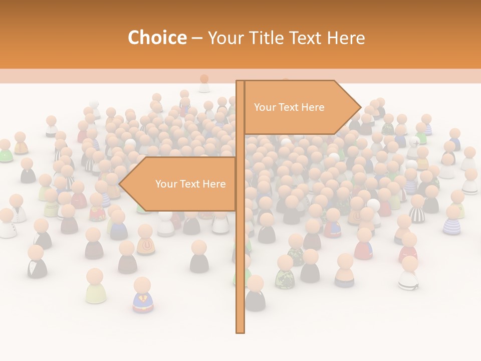 Multiple Person Diversity PowerPoint Template