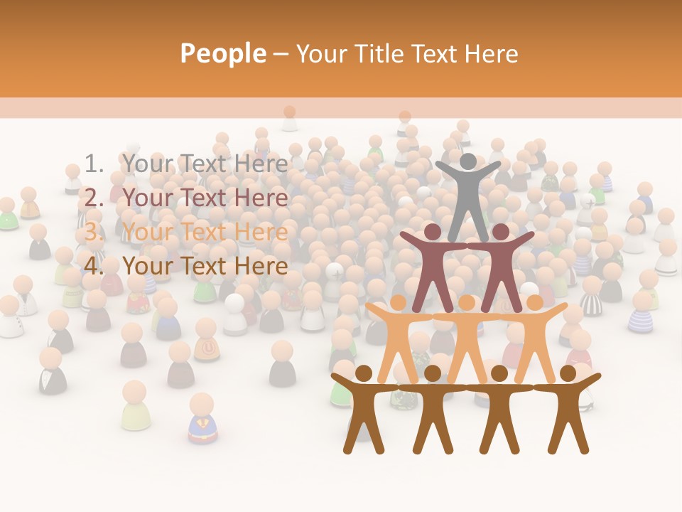 Multiple Person Diversity PowerPoint Template