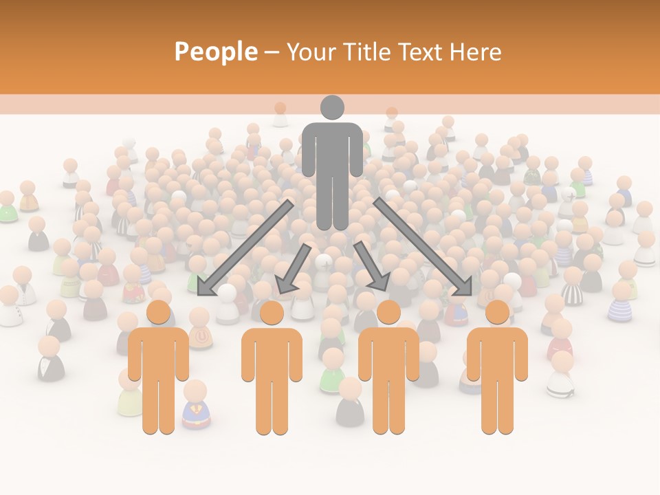 Multiple Person Diversity PowerPoint Template