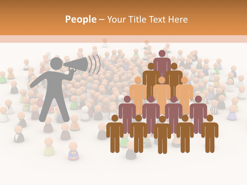 Multiple Person Diversity PowerPoint Template