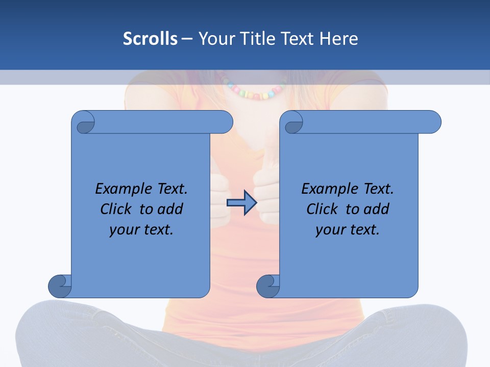 Background Female Woman PowerPoint Template