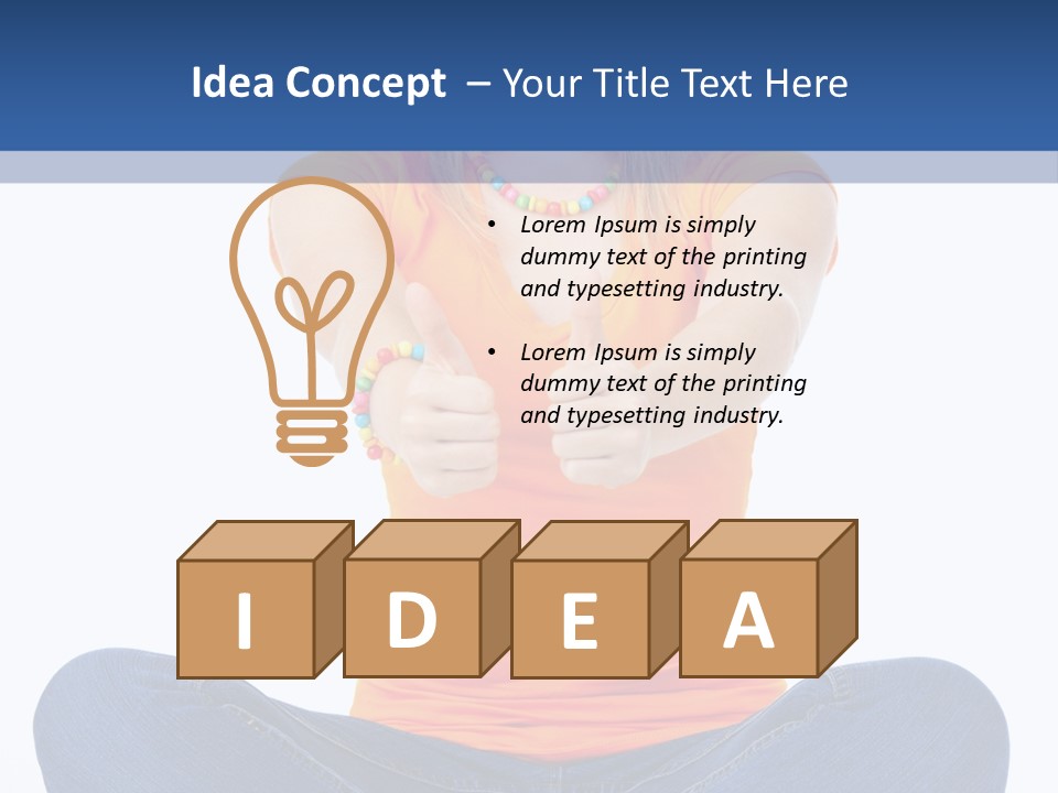 Background Female Woman PowerPoint Template