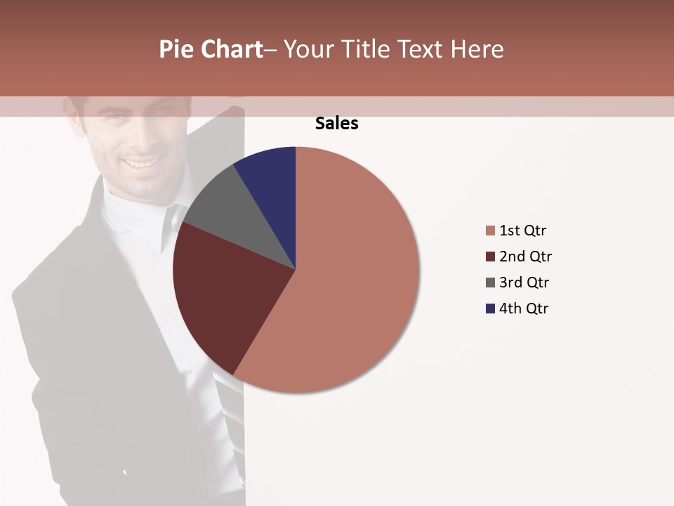 Standing Guy Happiness PowerPoint Template