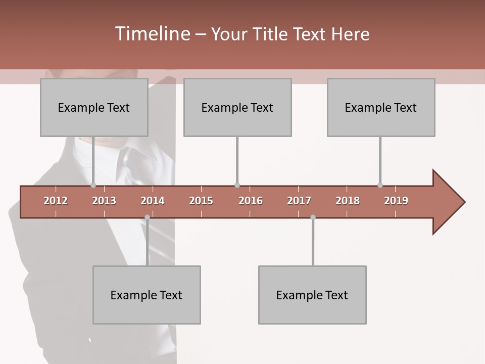 Standing Guy Happiness PowerPoint Template