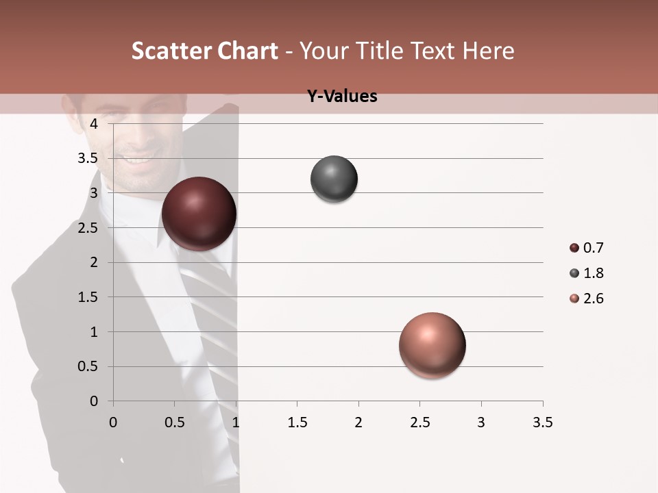 Standing Guy Happiness PowerPoint Template