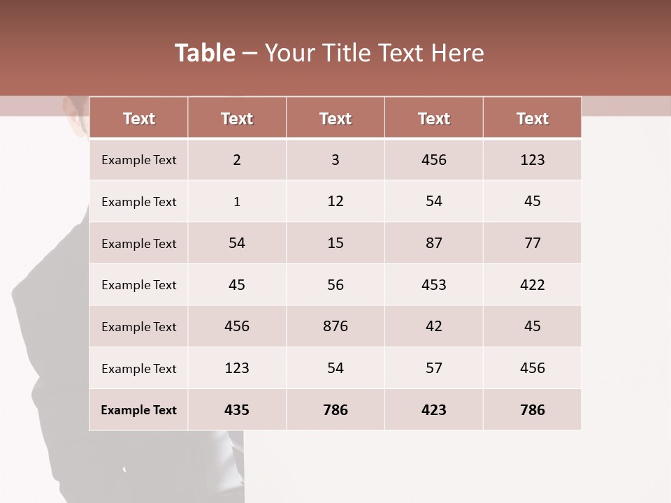 Standing Guy Happiness PowerPoint Template