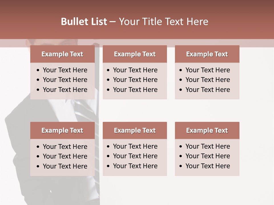 Standing Guy Happiness PowerPoint Template