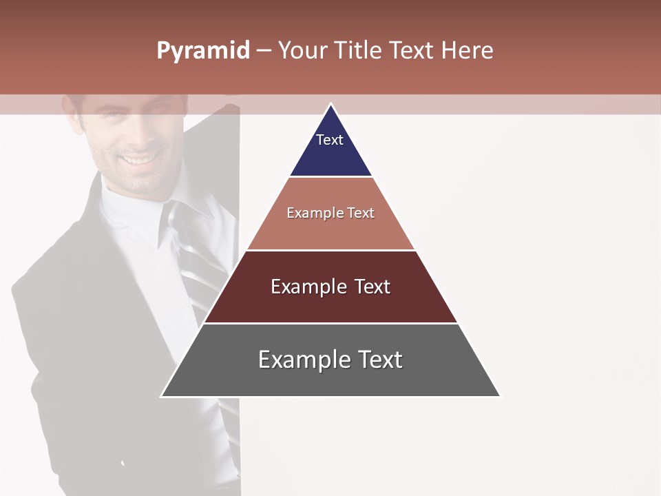 Standing Guy Happiness PowerPoint Template