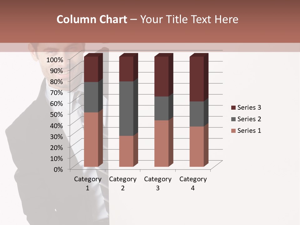 Standing Guy Happiness PowerPoint Template
