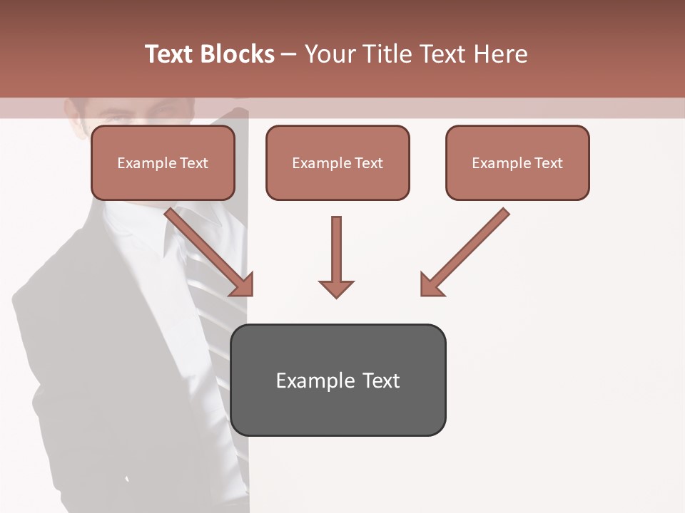 Standing Guy Happiness PowerPoint Template
