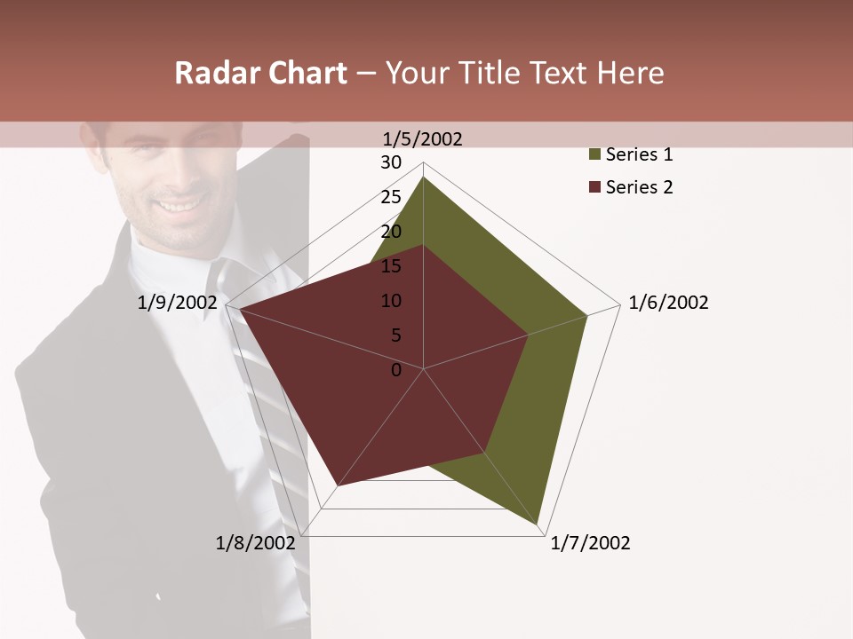 Standing Guy Happiness PowerPoint Template