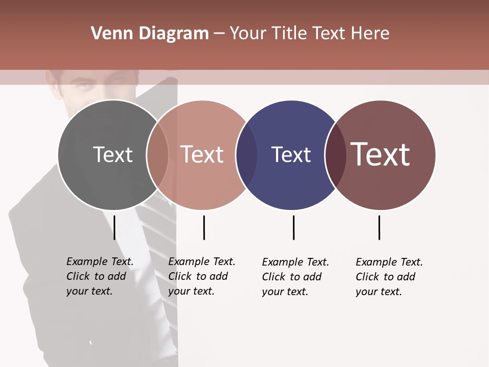 Standing Guy Happiness PowerPoint Template