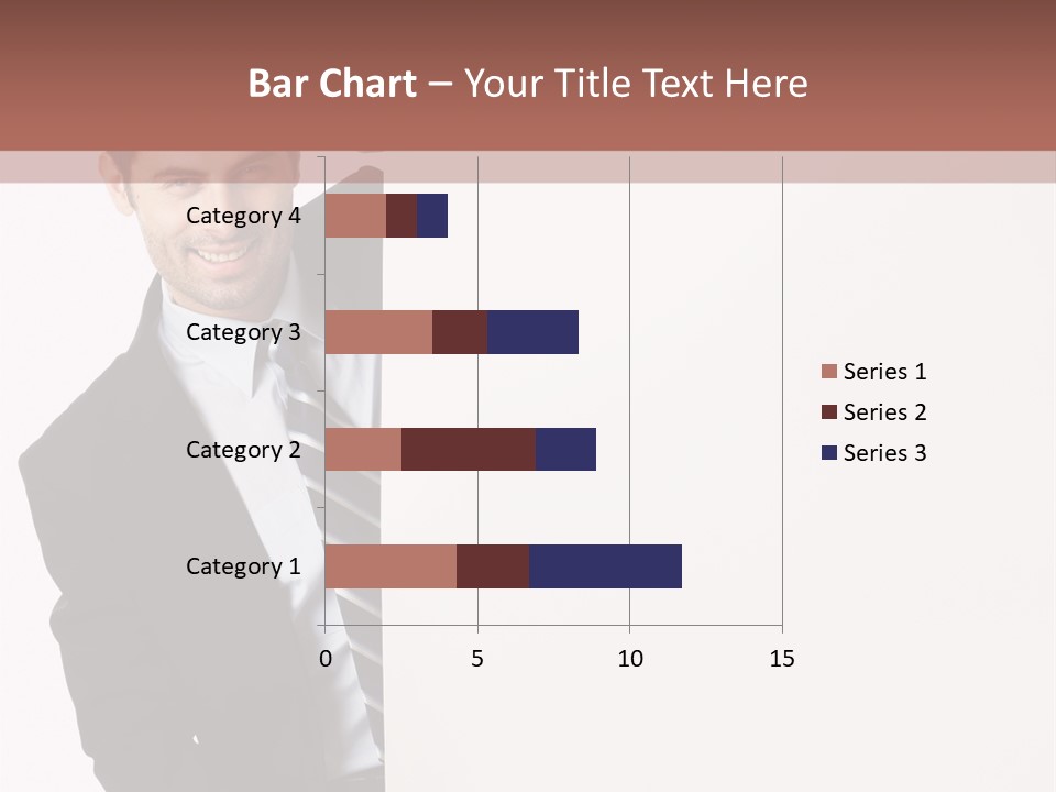 Standing Guy Happiness PowerPoint Template