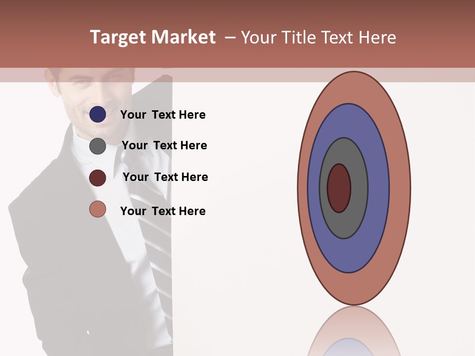 Standing Guy Happiness PowerPoint Template