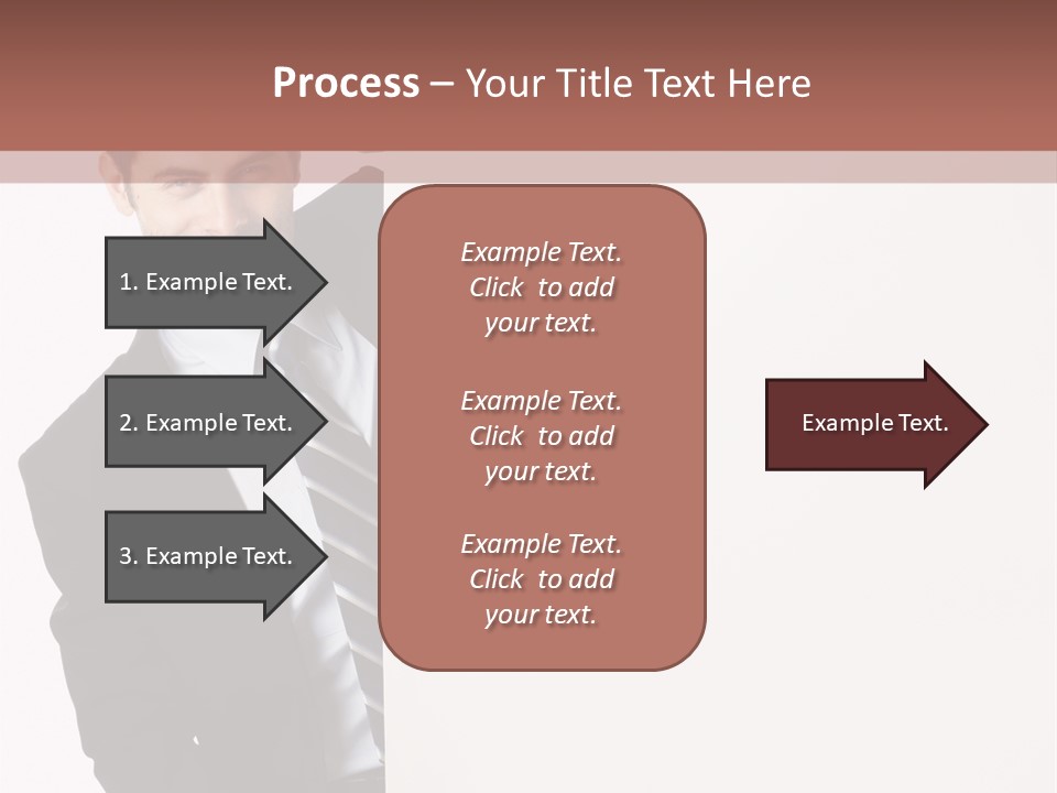 Standing Guy Happiness PowerPoint Template