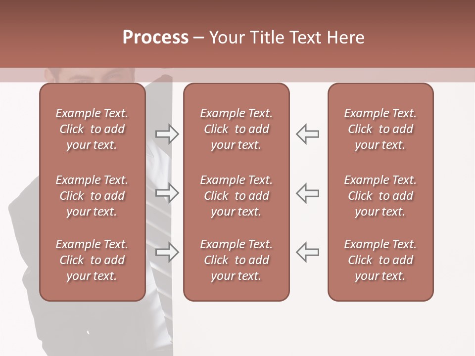 Standing Guy Happiness PowerPoint Template