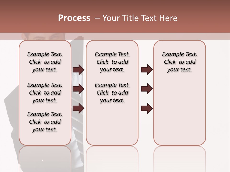 Standing Guy Happiness PowerPoint Template