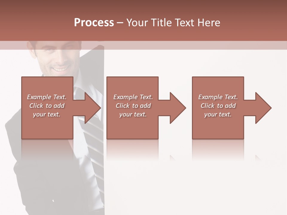 Standing Guy Happiness PowerPoint Template
