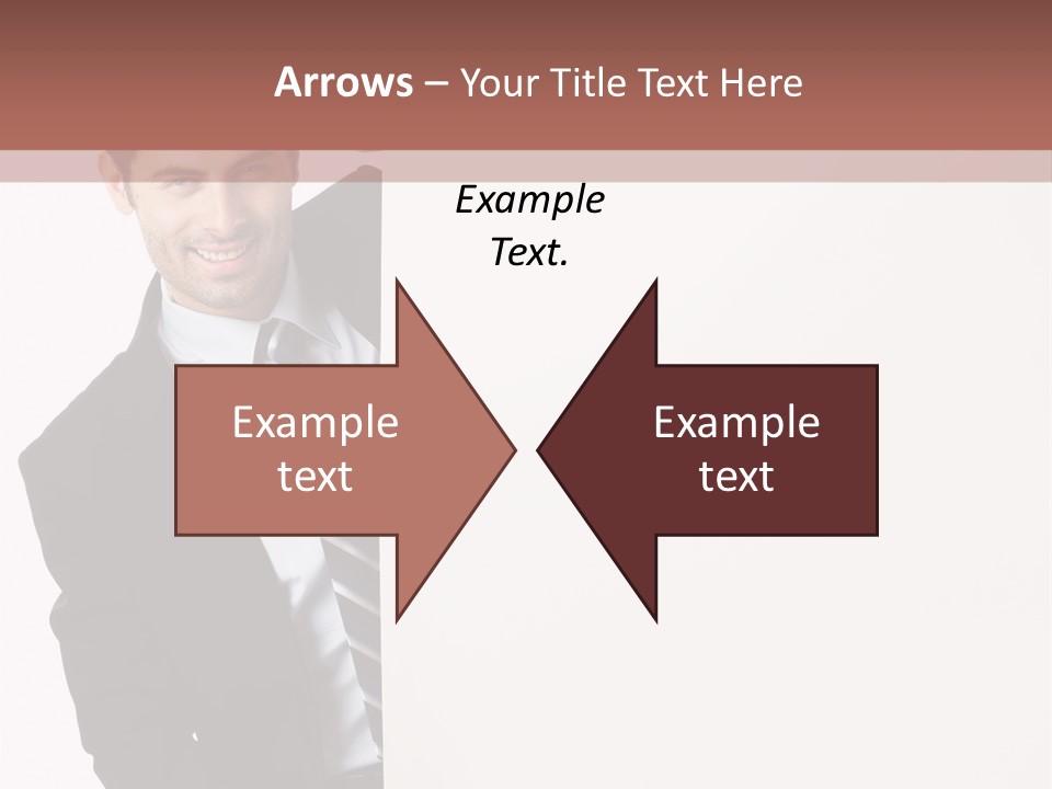 Standing Guy Happiness PowerPoint Template