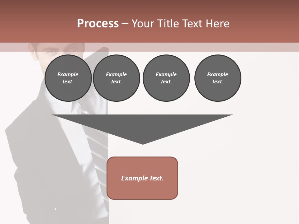 Standing Guy Happiness PowerPoint Template