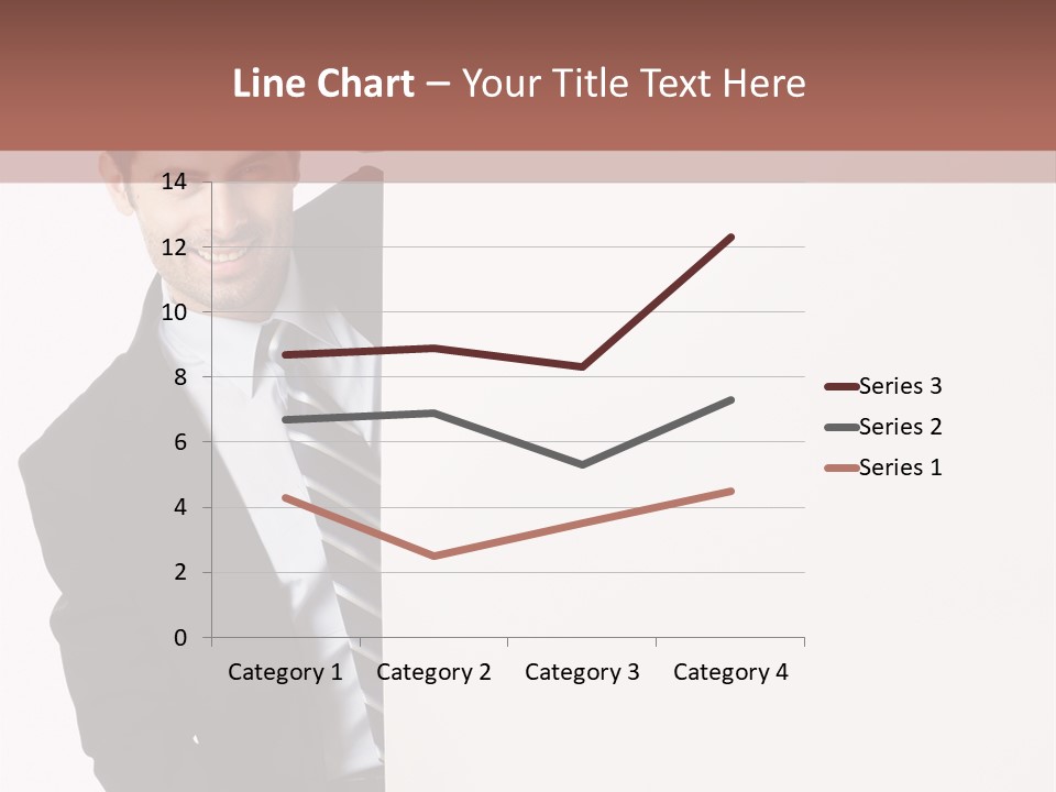 Standing Guy Happiness PowerPoint Template